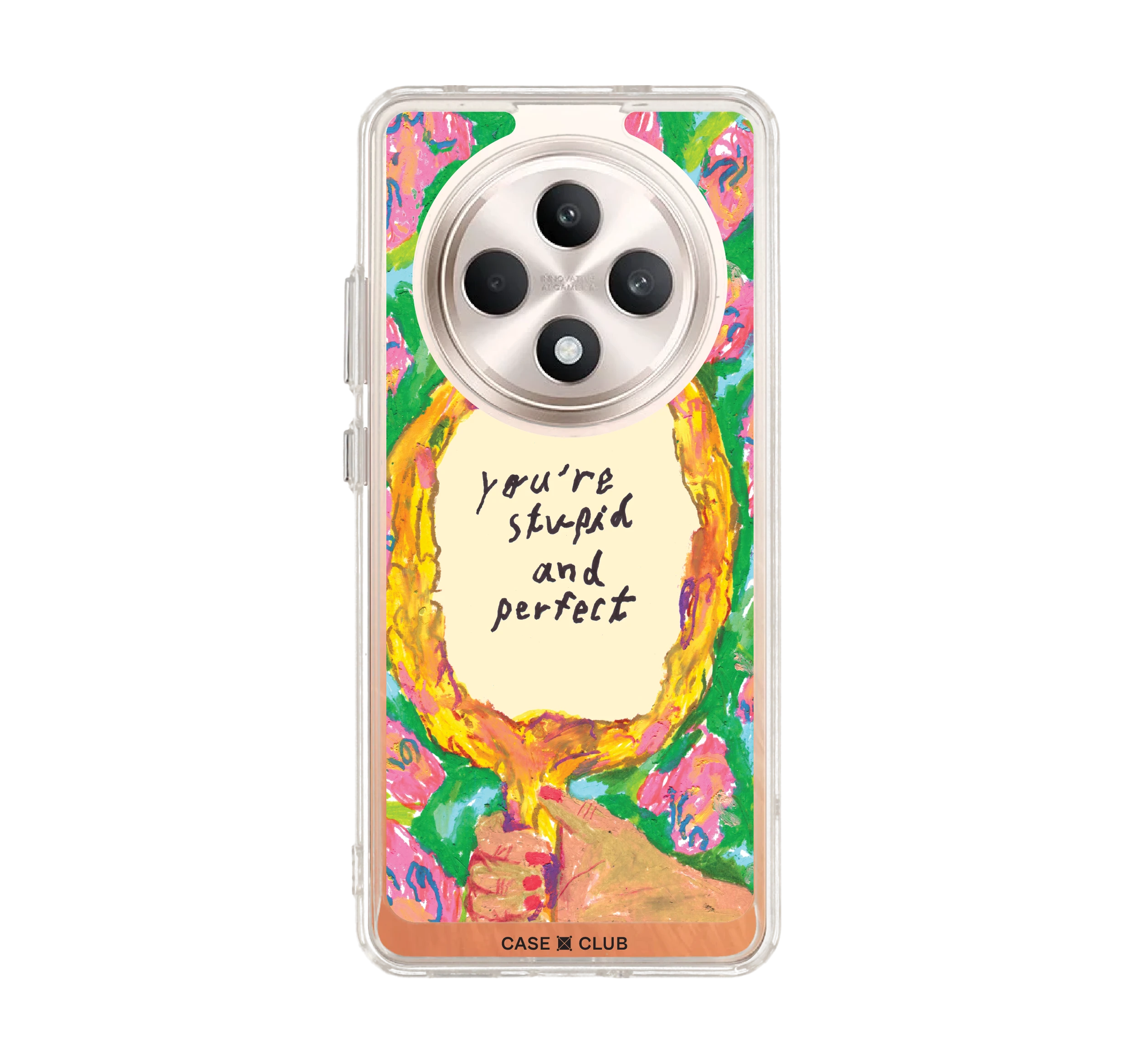 เคสใส oppo reno 12f juli baker คำคมกระจก